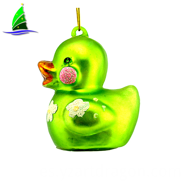 Figuras de animales de cristal pato Glass Animal Figurines Duck